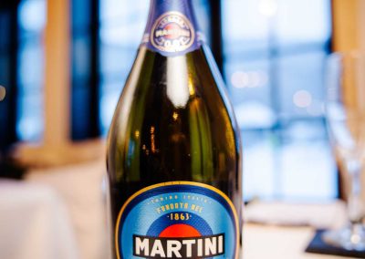 a bottle of martini